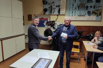 95-ю годовщину образования ДОСААФ Республики Беларусь.