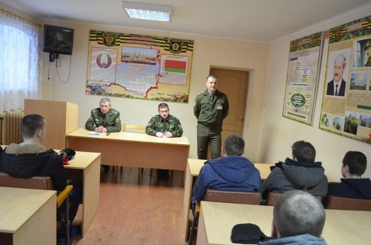 Открытие месячника в Пинской РОС ДОСААФ