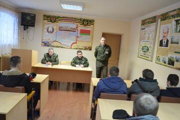 Открытие месячника в Пинской РОС ДОСААФ